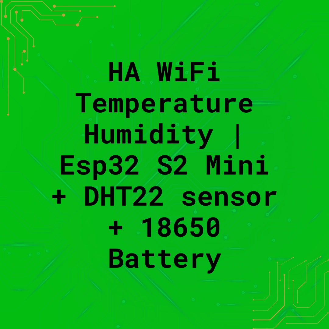 wifi temperature humidity sensor